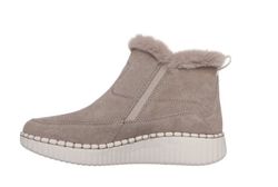 Botines Skechers Relaxed Fit Wilshire Blvd Fresh Zip Marrón Mujer