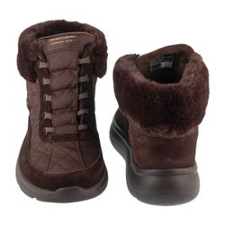 Botines Skechers Slip-ins On-The-GO Encore Cozy Fit Maisie Burdeos Mujer