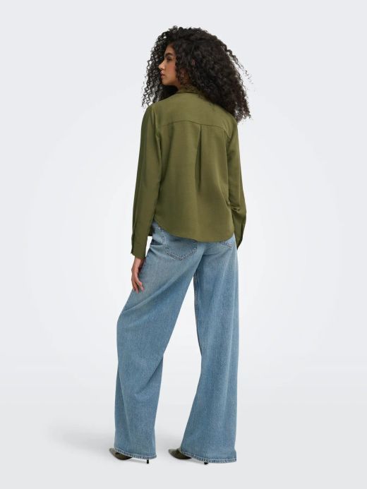 Camisa JDY Harper L/S Scarf Detail de Manga Larga Mujer