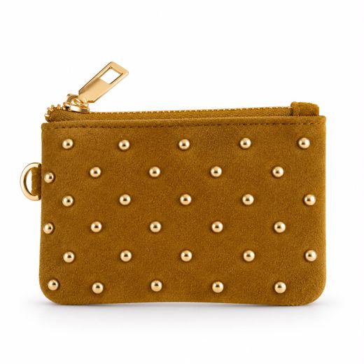 Cartera Rock Chic de Antelina con Tachas Doradas