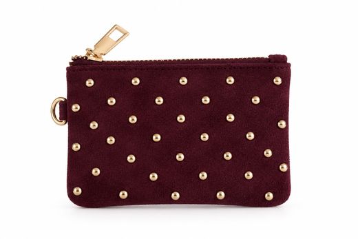Cartera Rock Chic de Antelina con Tachas Doradas