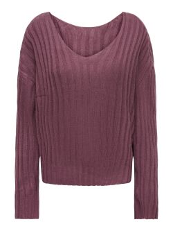 Jersey JDY Jia L/S V-Neck Reversible de Punto Mujer