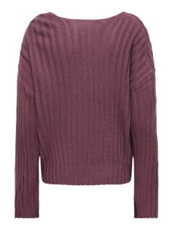 Jersey JDY Jia L/S V-Neck Reversible de Punto Mujer