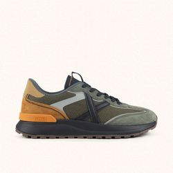 Sneakers Munich Dynamix 17 Verde y Mostaza hombre