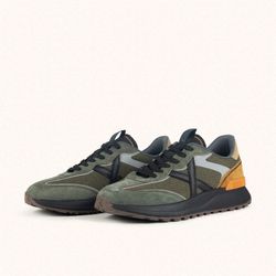 Sneakers Munich Dynamix 17 Verde y Mostaza hombre