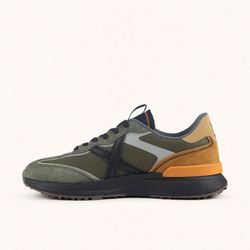 Sneakers Munich Dynamix 17 Verde y Mostaza hombre