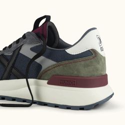 Sneakers Munich Dynamix 19 Gris, Azul y Burdeos hombre