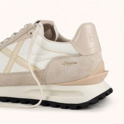 Sneakers Munich Leggera Wmn 05 Blanco, Arena y Crema