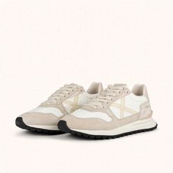 Sneakers Munich Leggera Wmn 05 Blanco, Arena y Crema