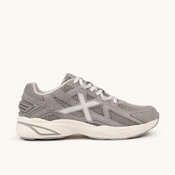 Sneakers Munich M2000 07 Gris Antracita y Gris Claro