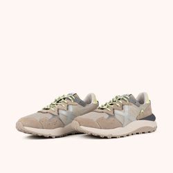 Sneakers Munich Shibuya 37 Beige, Gris y Amarillo